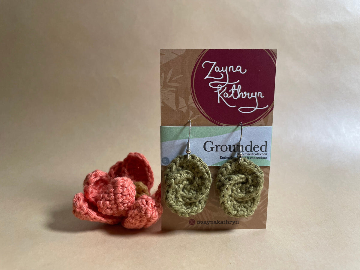 Crochet Earrings | Grounded Collection | Piece 3 of 8